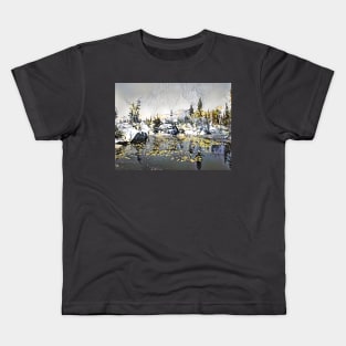 Autumn Lake Kids T-Shirt